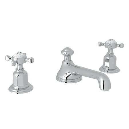 Perrin & Rowe Edwardian Widespread Lavatory Faucet With U-Spout U.3706X-APC-2